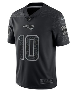 Mac Jones New England Patriots RFLCTV Limited Jersey - Black