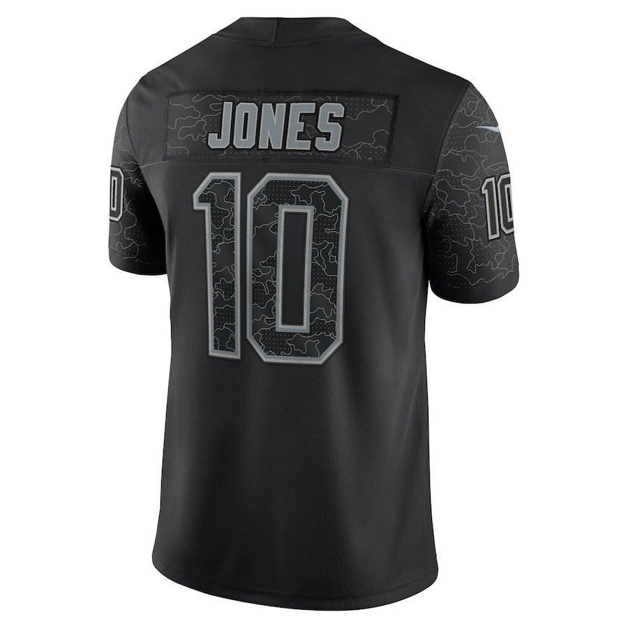 Mac Jones New England Patriots RFLCTV Limited Jersey - Black