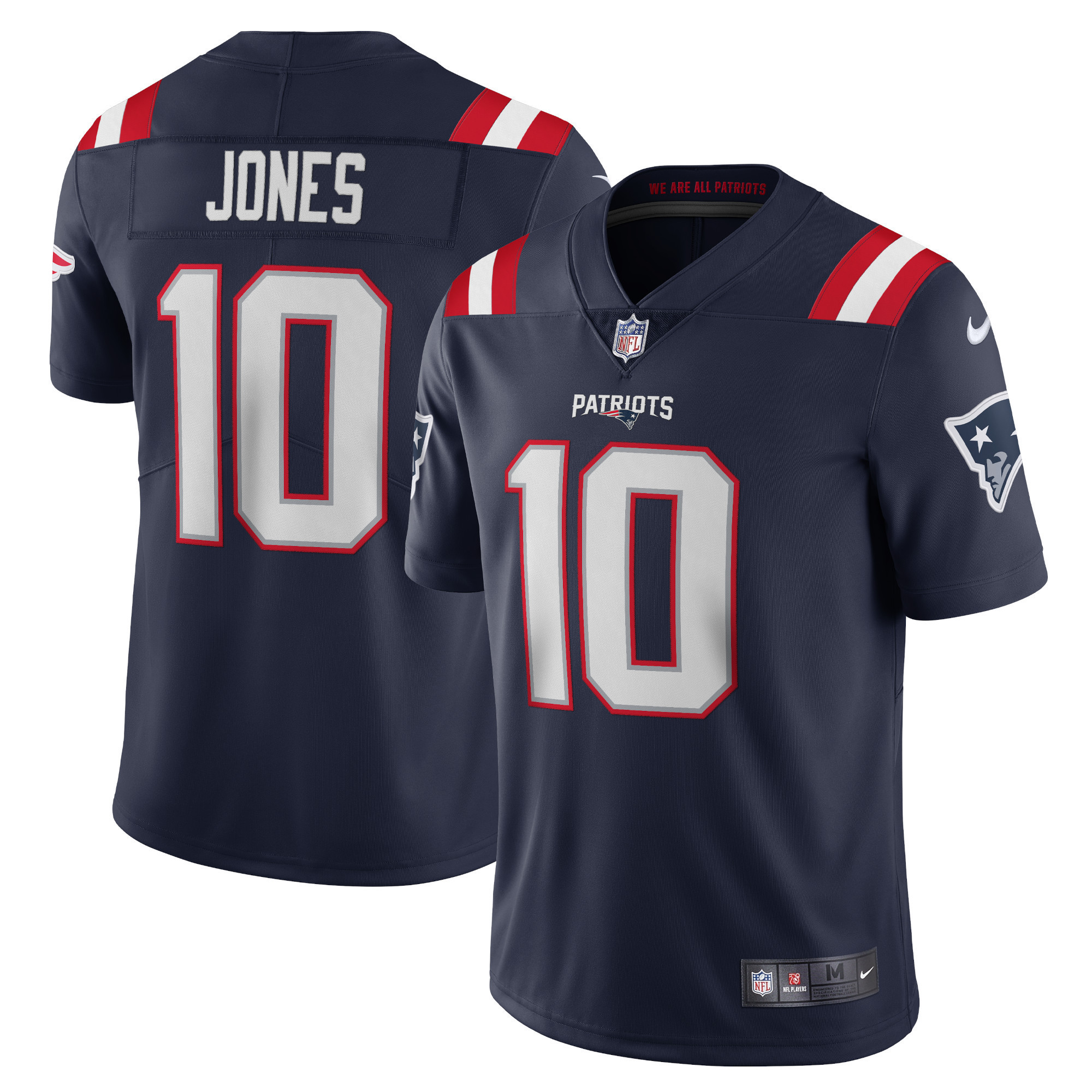 Mac Jones New England Patriots Vapor Limited Jersey Navy Nfl
