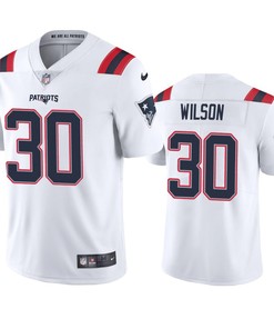 Mack Wilson 30 New England Patriots White Vapor Limited Jersey