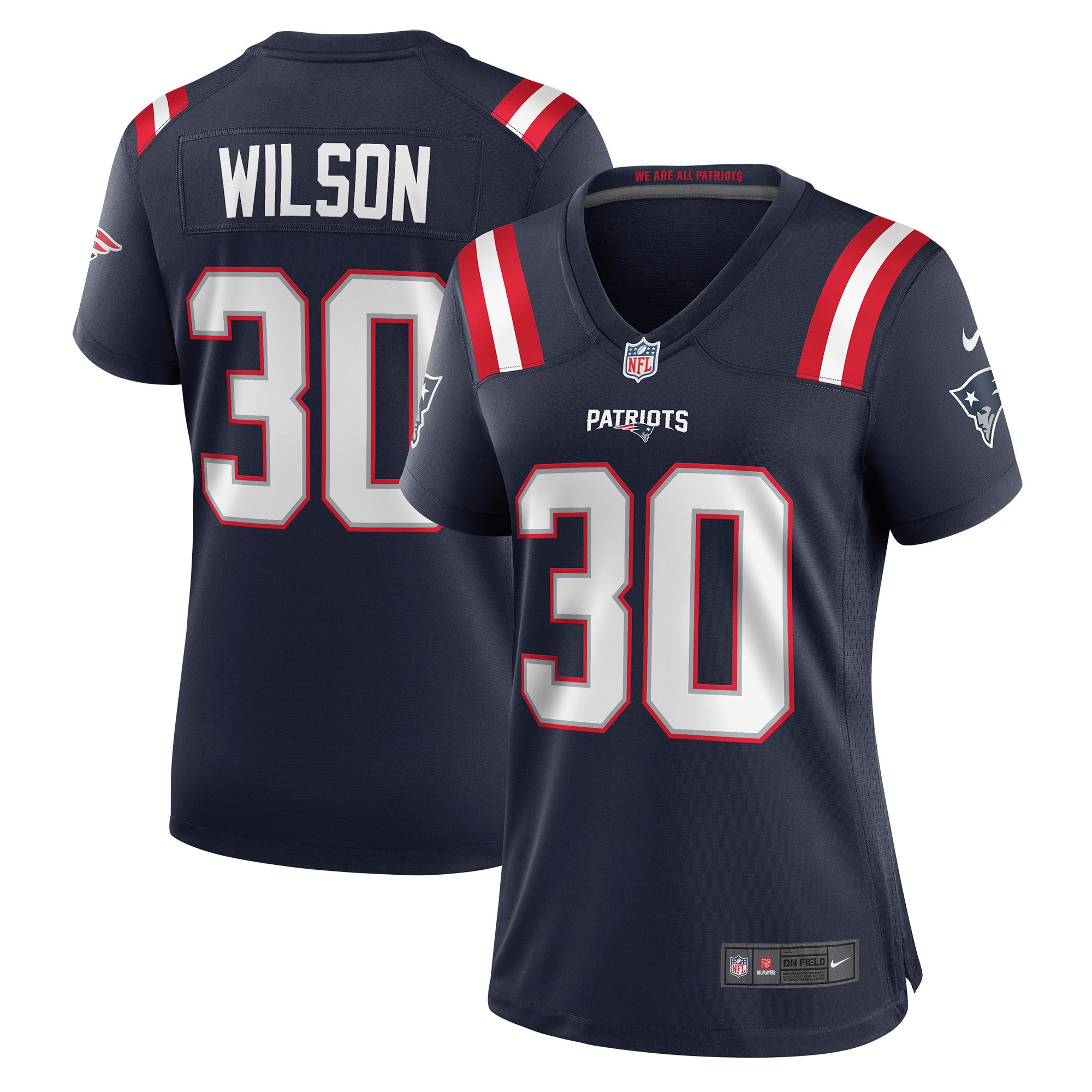 Mack Wilson New England Patriots Womens Game Jersey - Navy Nfl