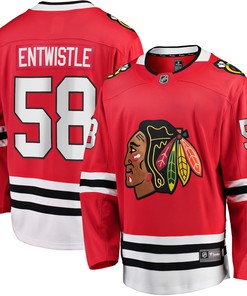 Mackenzie Entwistle Chicago Blackhawks Fanatics Branded Home Breakaway Player Jersey - Red Nhl