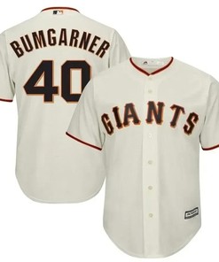 Madison Bumgarner San Francisco Giants Cool Base Player Jersey - Cream