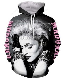 Madonna 3D Hoodie Zip Hoodie 03