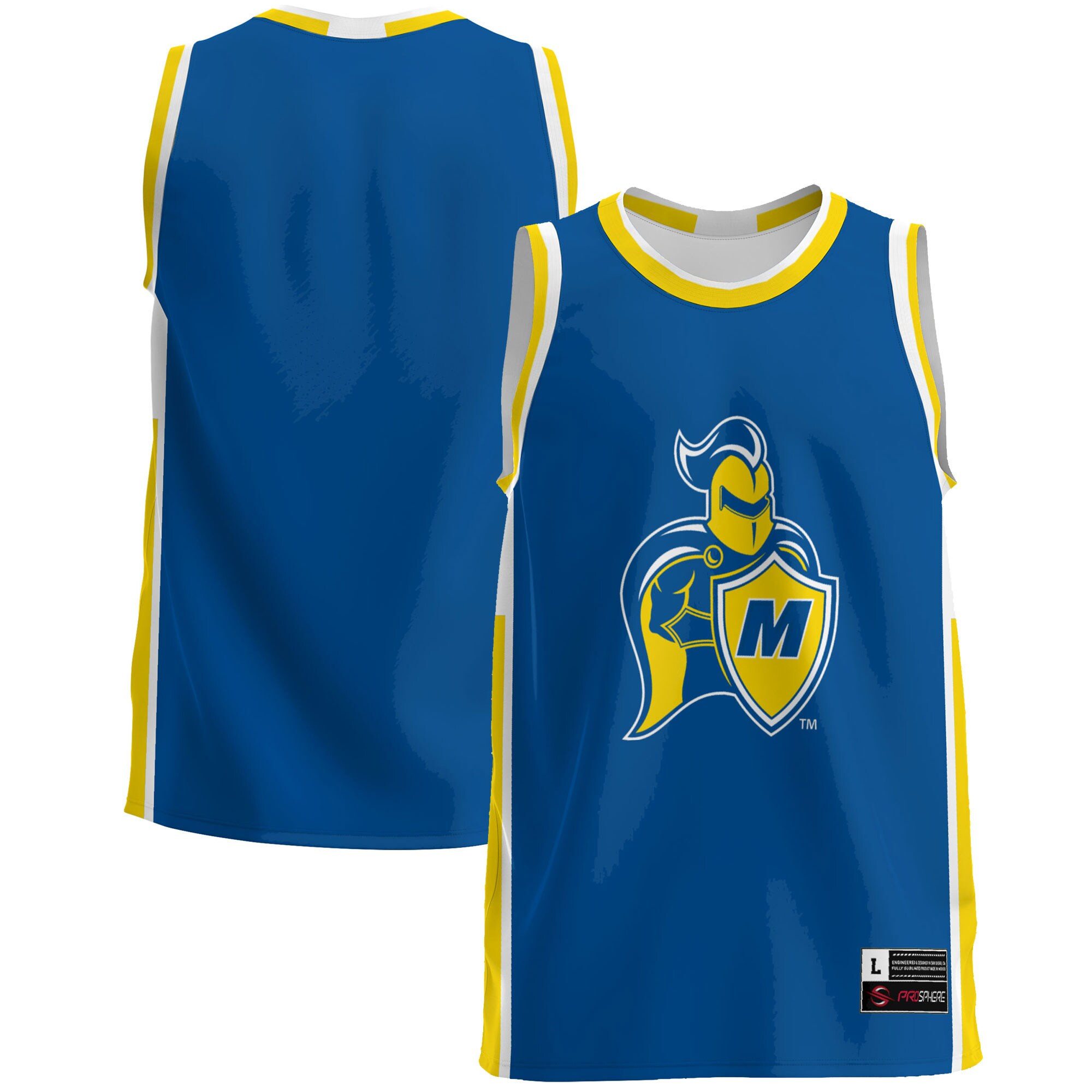Madonna Crusaders Basketball Jersey - Blue Ncaa