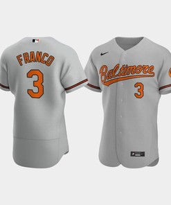Maikel Franco 3 Baltimore Orioles Gray Road Jersey
