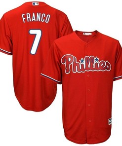 Maikel Franco Philadelphia Phillies Big And Tall Fashion Cool Base Player Jersey - Scarlet