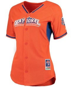 Majestic Womens 2013 Mlb All-star Game Performance Jersey - Orange