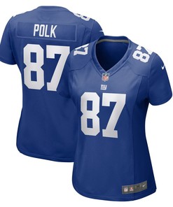 Makai Polk New York Giants Women's Home Game Player Jersey - Royal