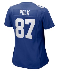 Makai Polk New York Giants Women's Home Game Player Jersey - Royal