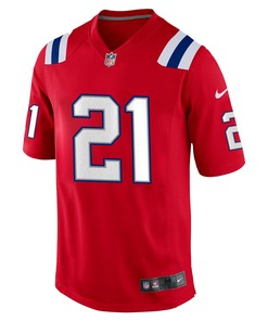Malcolm Butler 21 New England Patriots Alternate Game Men Jersey - Red Jersey