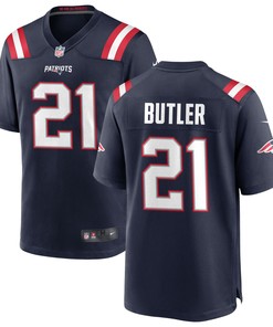 Malcolm Butler 21 New England Patriots Game Men Jersey - Navy Jersey