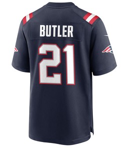 Malcolm Butler 21 New England Patriots Game Men Jersey - Navy Jersey