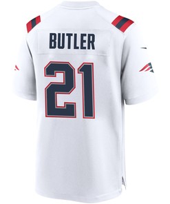 Malcolm Butler 21 New England Patriots Game Men Jersey - White Jersey