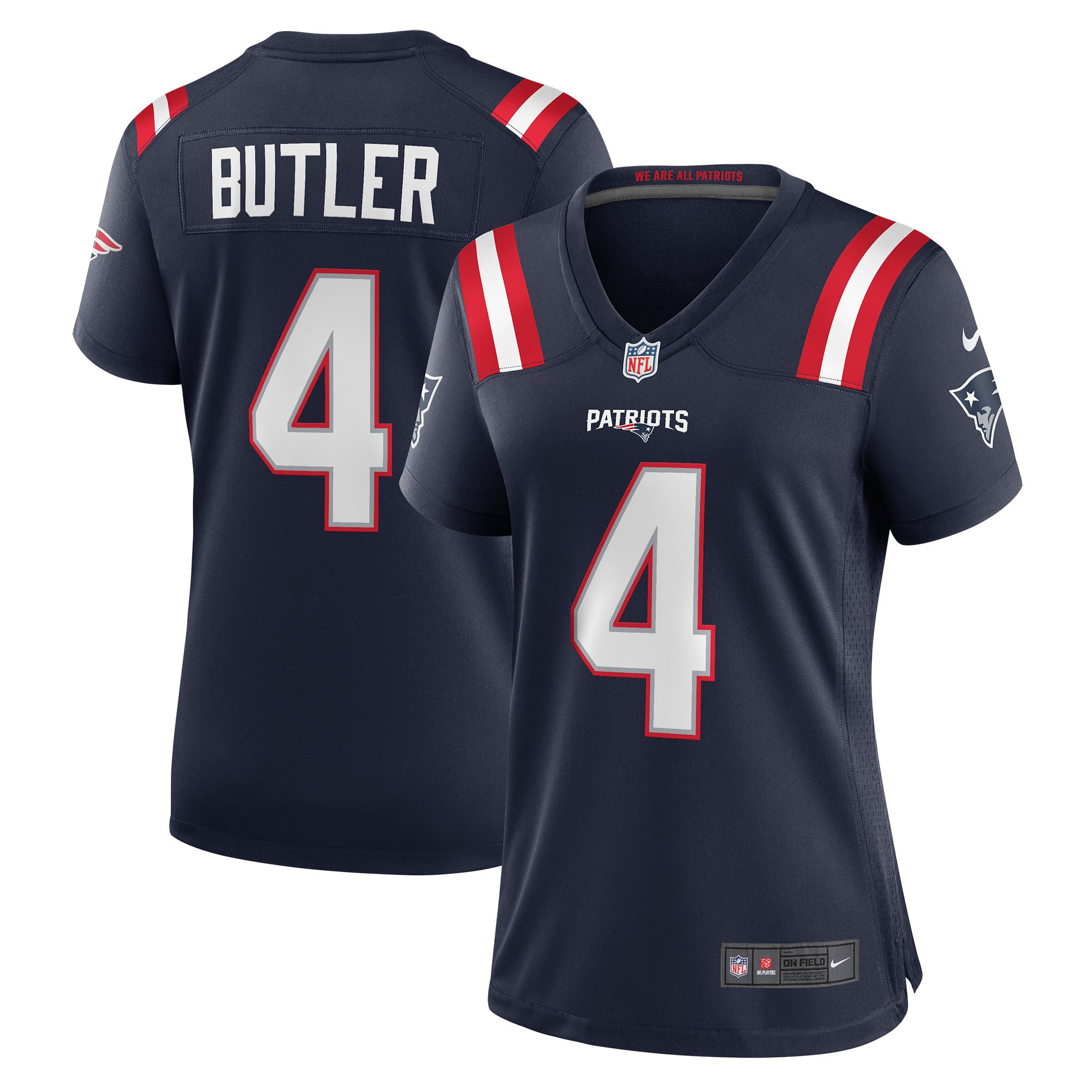 Malcolm Butler New England Patriots Womens Game Jersey - Navy Nfl