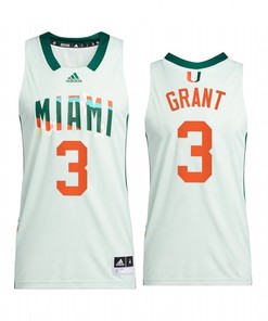 Malcolm Grant 3 Miami Hurricanes White Jersey Honoring Black Excellence Basketball
