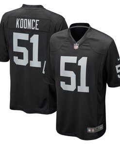 Malcolm Koonce Las Vegas Raiders Game Jersey - Black Nfl