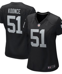 Malcolm Koonce Las Vegas Raiders Womens Game Jersey - Black Nfl