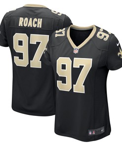 Malcolm Roach New Orleans Saints Womens Team Game Jersey - Black Nfl