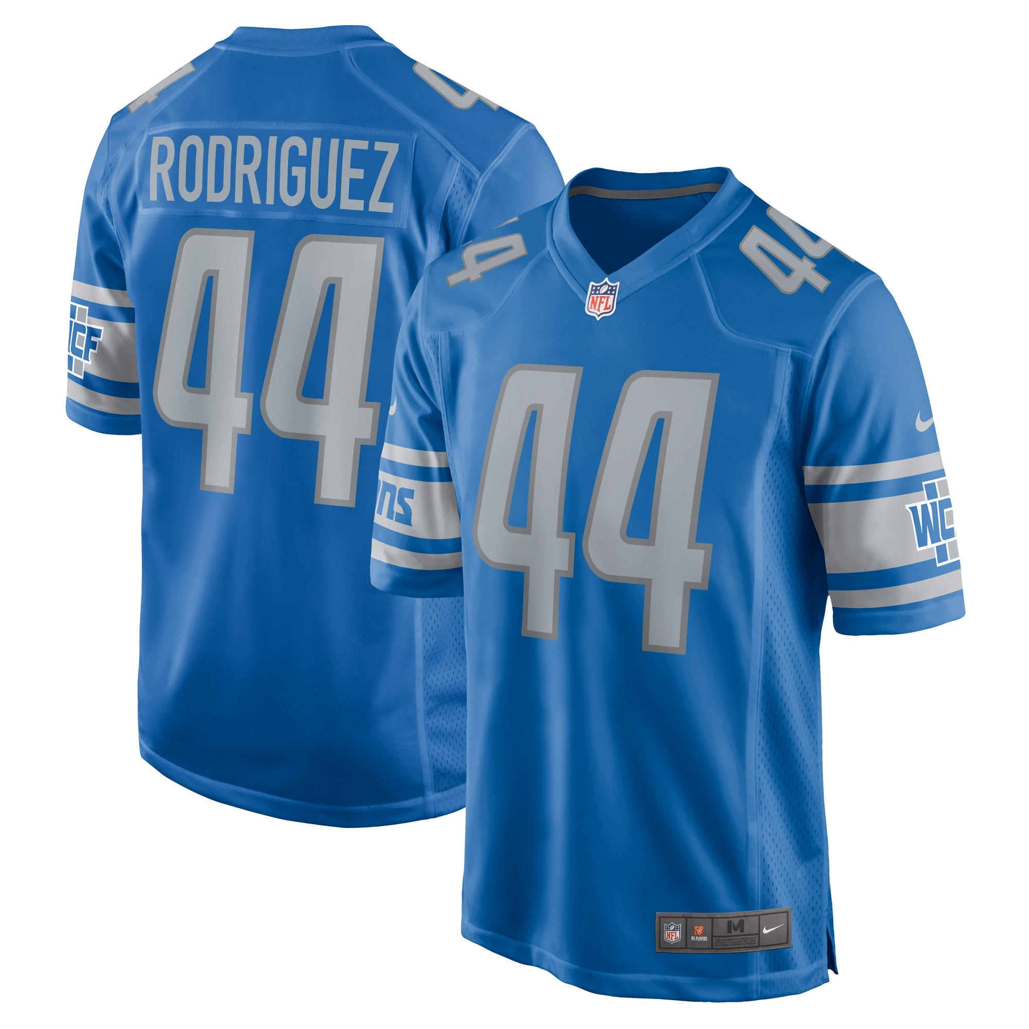 Malcolm Rodriguez Detroit Lions Player Game Jersey - Blue Nfl