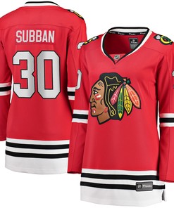 Malcolm Subban Chicago Blackhawks Fanatics Branded Womens Breakaway Home Player Jersey - Red Nhl