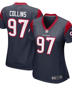 Maliek Collins Houston Texans Womens Game Jersey - Navy Nfl