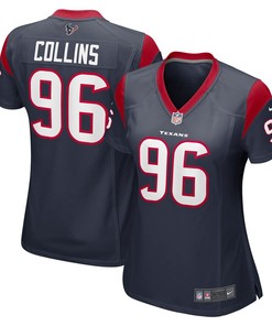 Maliek Collins Houston Texans Women's Game Player Jersey - Navy