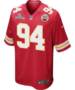 Malik Herring 94 Kansas City Chiefs Super Bowl LVII Champions Men Game Jersey - Red
