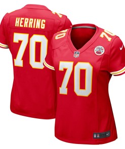 Malik Herring Kansas City Chiefs Womens Game Jersey - Red Nfl