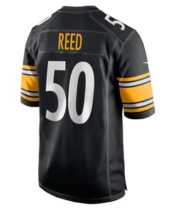 Malik Reed Pittsburgh Steelers Game Player Jersey - Black
