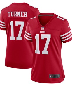 Malik Turner San Francisco 49ers Women's Game Player Jersey - Scarlet