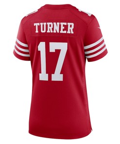Malik Turner San Francisco 49ers Women's Game Player Jersey - Scarlet