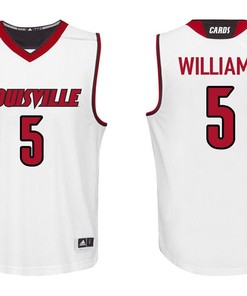 Malik Williams 5 Louisville Cardinals College Basketball Men Jersey - White