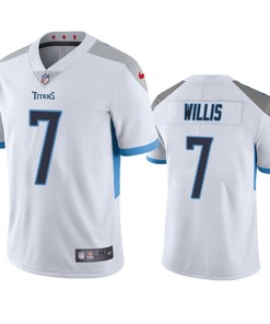 Malik Willis 7 Tennessee Titans White Vapor Limited Jersey