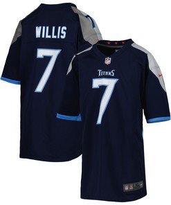 Malik Willis Tennessee Titans Game Jersey - Navy Nfl