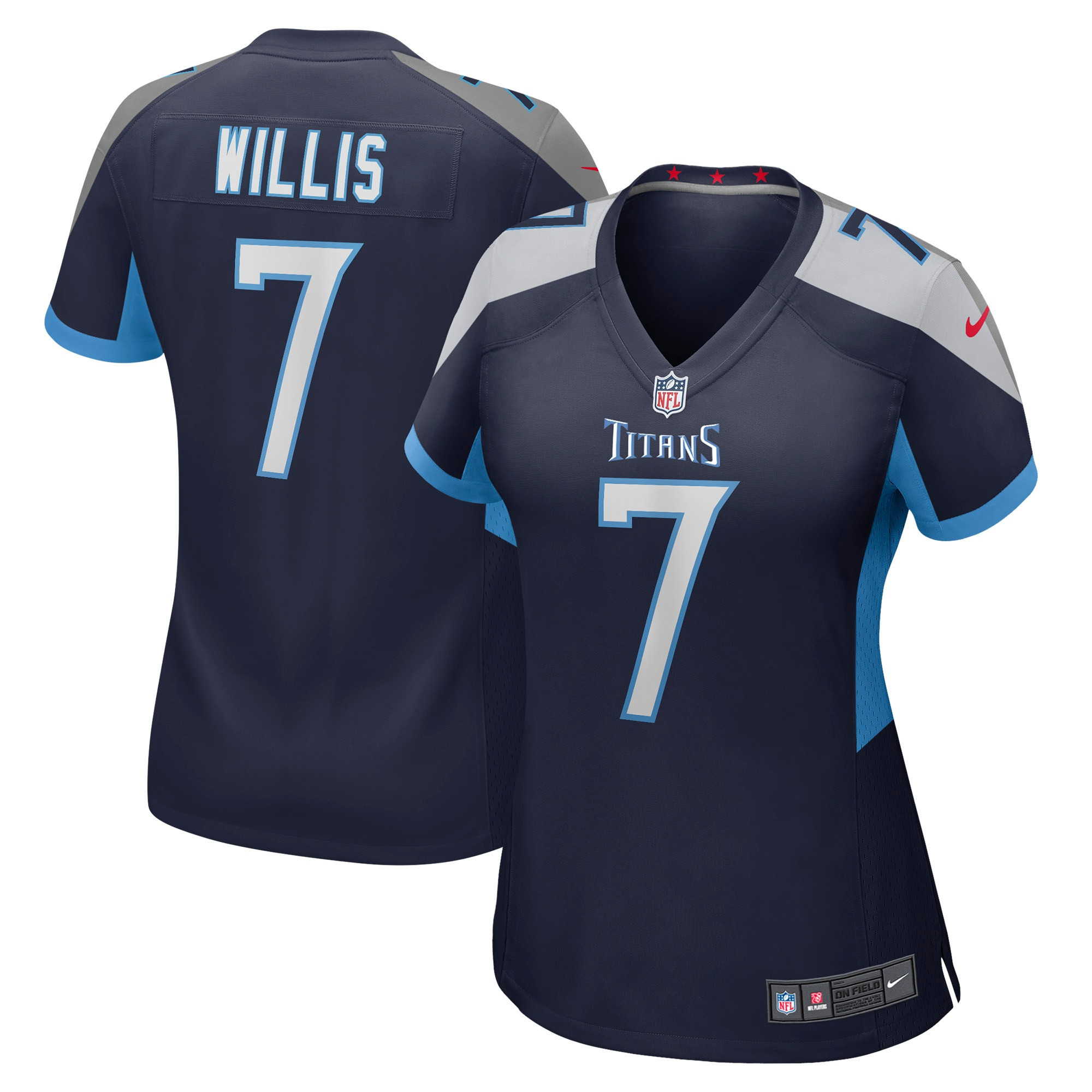 Malik Willis Tennessee Titans Womens Player Game Jersey - Navy Nfl