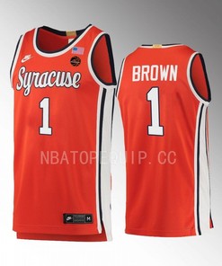 Maliq Brown 1 Syracuse Orange Limited 2022-23 Uniform Jersey Retro Basketball Orange