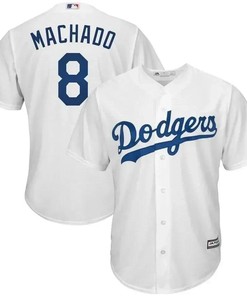 Manny Machado Los Angeles Dodgers Big And Tall Cool Base Player Jersey - White