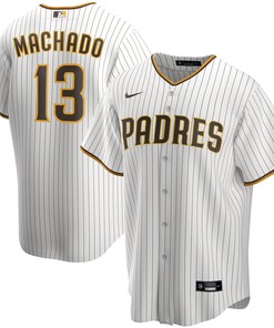 Manny Machado San Diego Padres Alternate Replica Player Jersey White Mlb