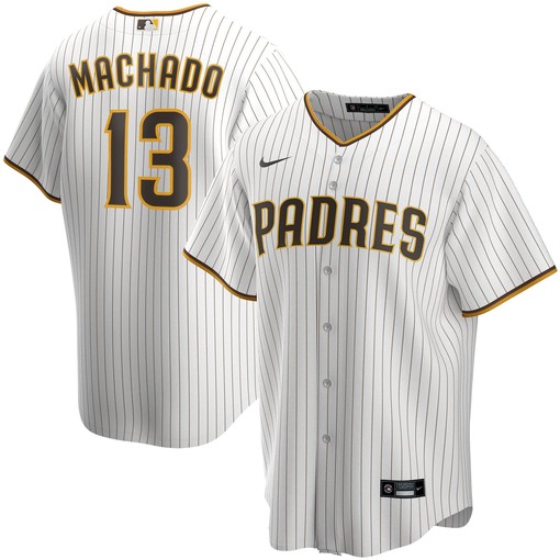 Manny Machado San Diego Padres Alternate Replica Player Jersey - White Mlb