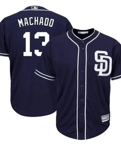 Manny Machado San Diego Padres Official Cool Base Player Jersey - Navy