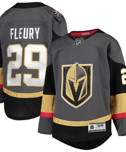 Marc Andre Fleury Vegas Golden Knights Premier Player Jersey Gray Nhl