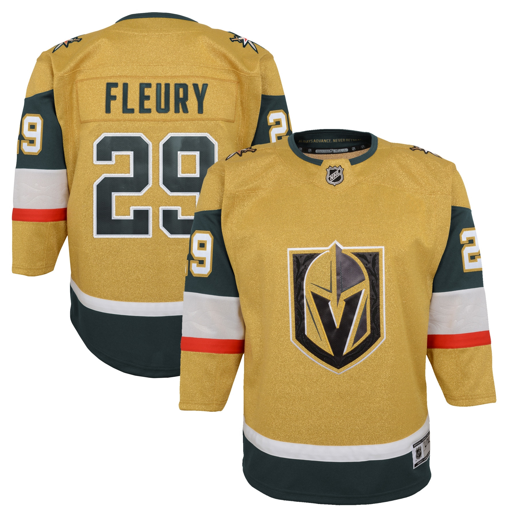Marc-andre Fleury Vegas Golden Knights 2020/21 Alternate Premier Player Jersey - Gold Nhl