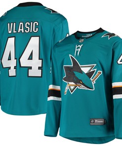 Marc-edouard Vlasic San Jose Sharks Fanatics Branded Breakaway Home Player Jersey - Teal Nhl