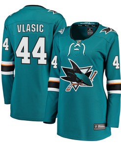 Marc-edouard Vlasic San Jose Sharks Fanatics Branded Womens Breakaway Jersey - Teal Nhl