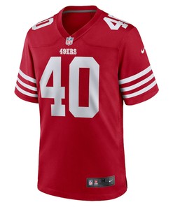 Marcelino McCrary-Ball San Francisco 49ers Game Player Jersey - Scarlet