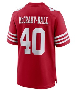 Marcelino McCrary-Ball San Francisco 49ers Game Player Jersey - Scarlet