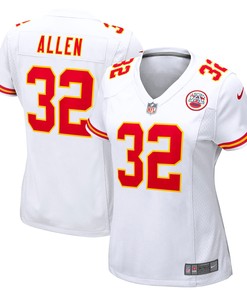 Marcus Allen Kansas City Chiefs Womens Retired Game Jersey - White Nfl