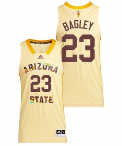 Marcus Bagley 23 Yellow Arizona State Sun Devils 2022 Basketball Honoring Black Excellence Jersey