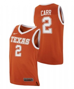 Marcus Carr 2 Texas Longhorns 2023 Top Transfers Jersey College Basketball Orange